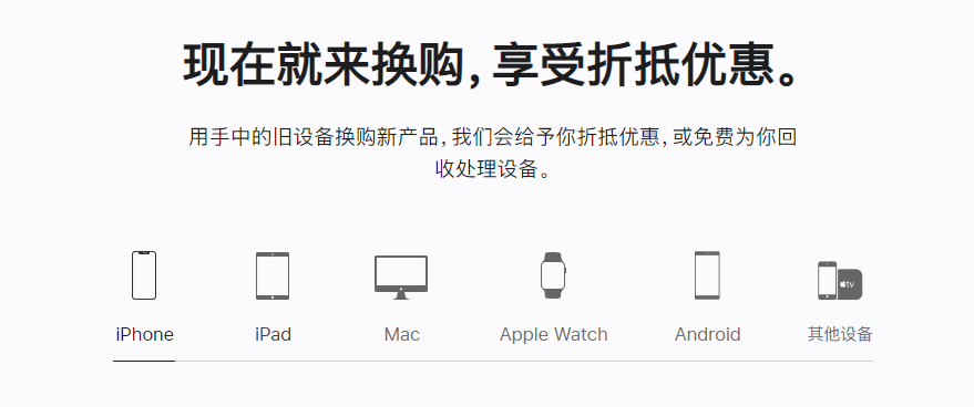 苏尼特右苹果手机维修分享iPhone以旧换新的去处 