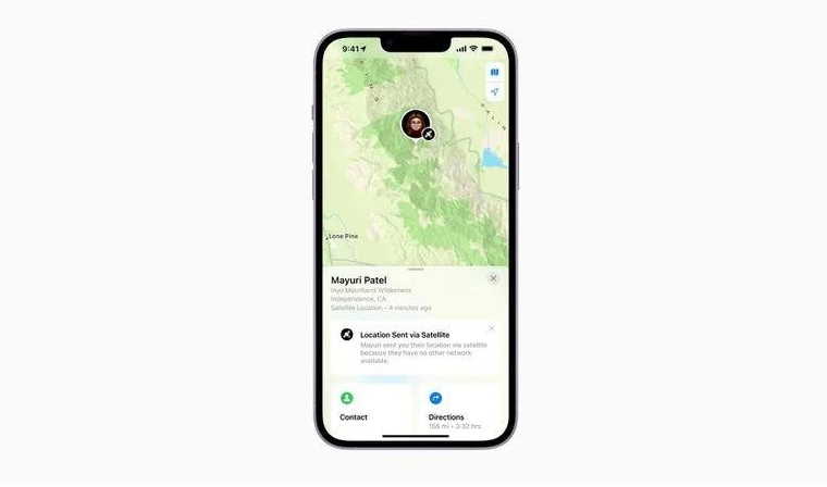 苏尼特右苹果14维修分享iPhone14系列中 FindMy功能通过卫星分享位置方法教程 