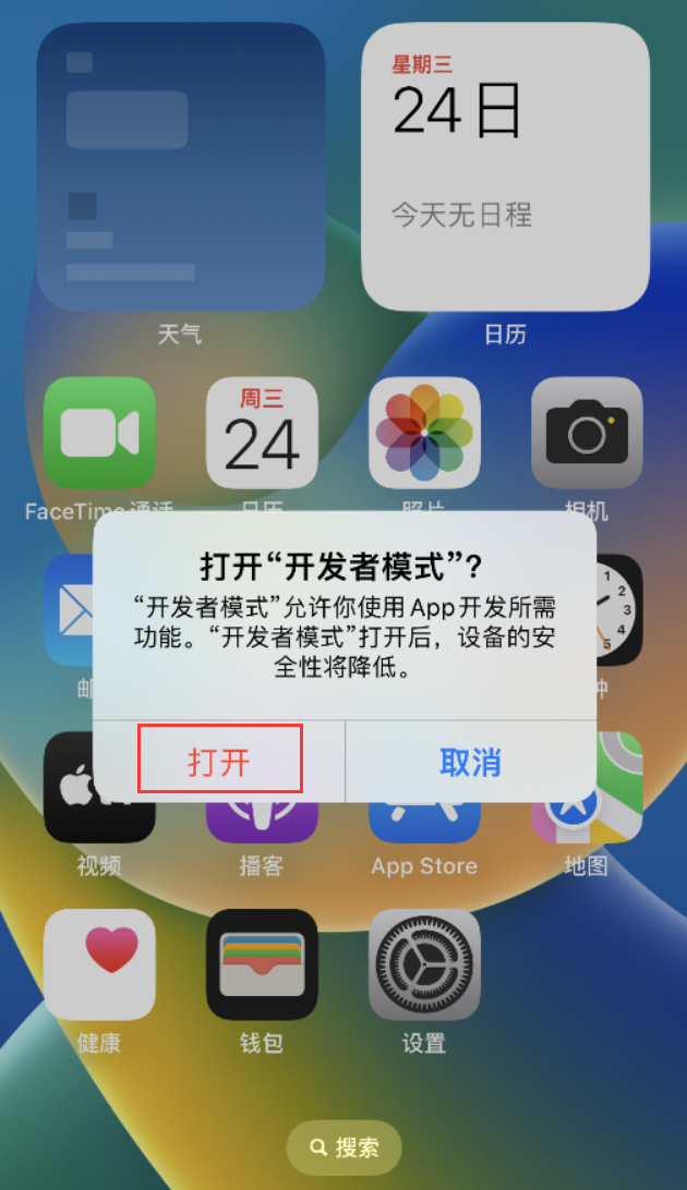 苏尼特右苹果手机维修分享如何打开开发者模式 