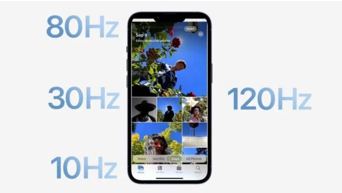 苏尼特右苹果14维修分享iPhone 14有高刷吗 