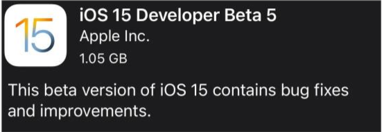 苏尼特右苹果手机维修分享如何升级到iOS15.0 beta5 
