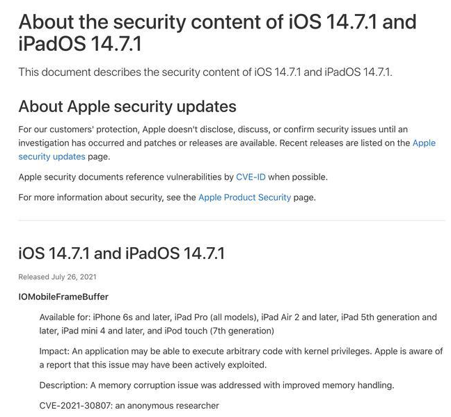 苏尼特右苹果手机维修分享iOS 14.7.1 正式版更新内容及升级方法 